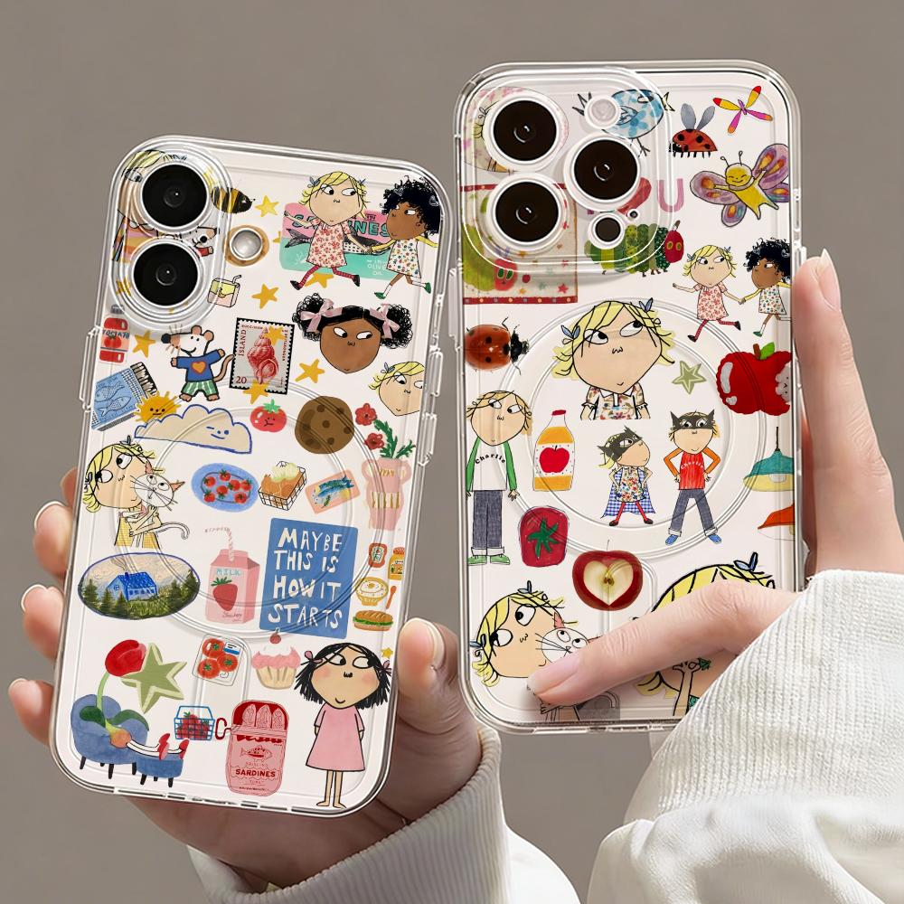 Tablet And Accessories Case - Cartoon C-Charlie And Lola Phone Case