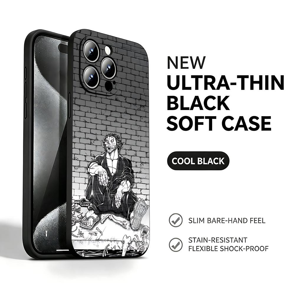 Tablet And Accessories Case - Hot Anime Baki-Dou Phone Case For