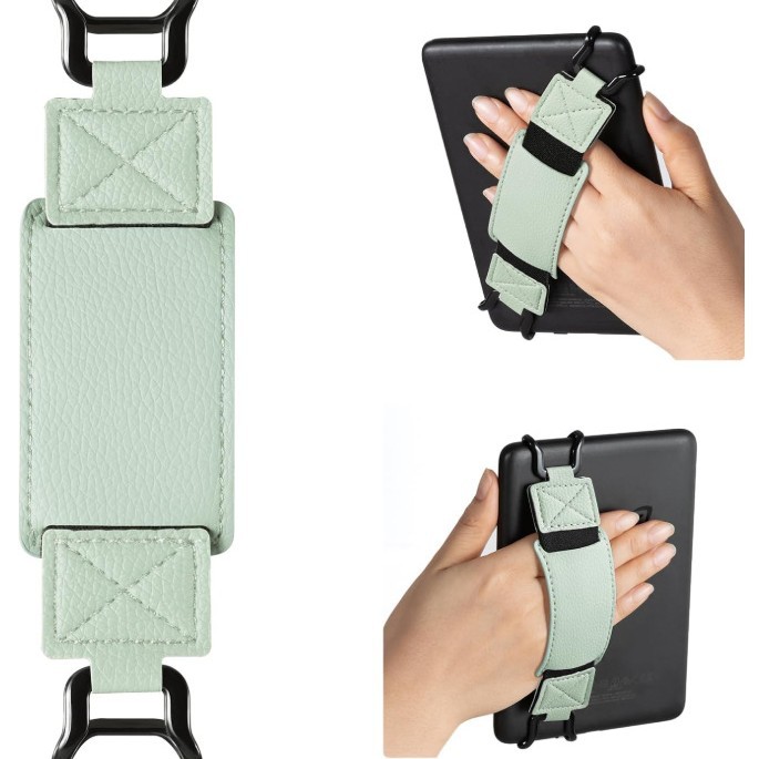 Tablet Accessories For Reading - Leather Tablet Hand Strap Elastic Anti