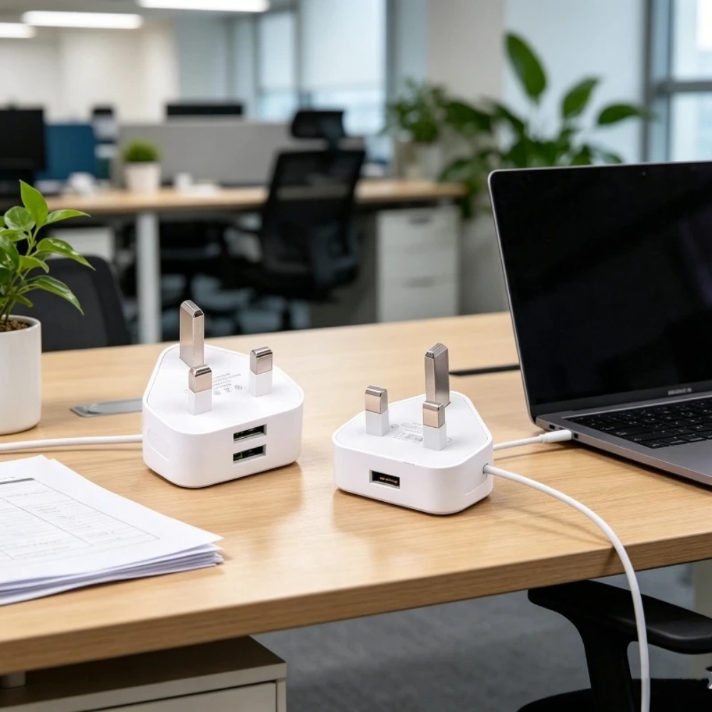 Tablet Accessories Uk - Universal UK Plug Dual USB UK