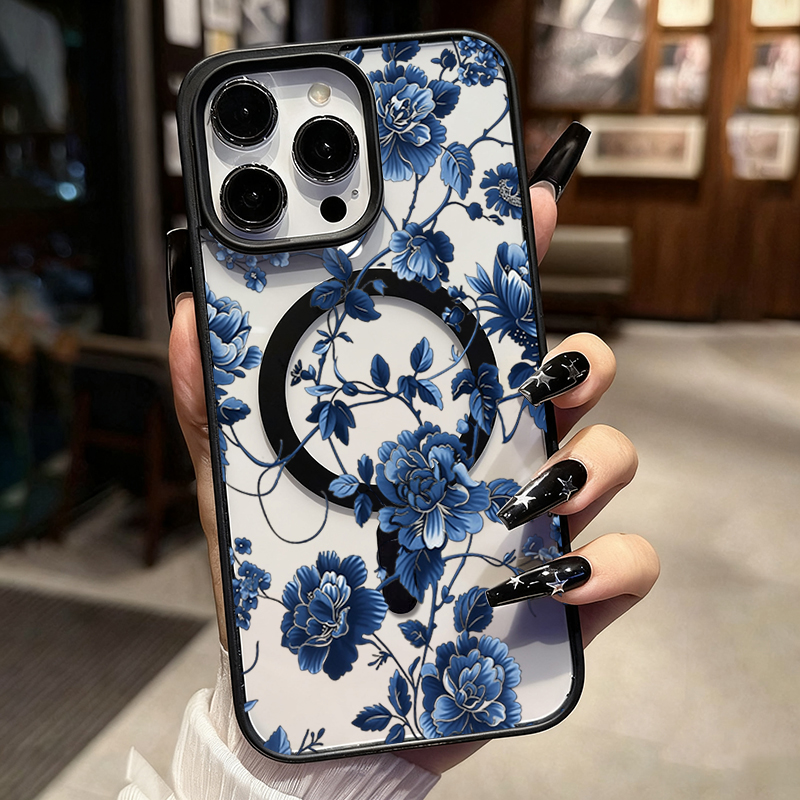 Luxury Vintage Blue Floral Mag - đánh giá và giá Tablet And Accessories Case