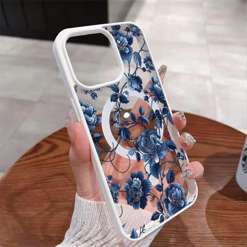 Luxury Vintage Blue Floral Mag - đánh giá và giá Tablet And Accessories Case