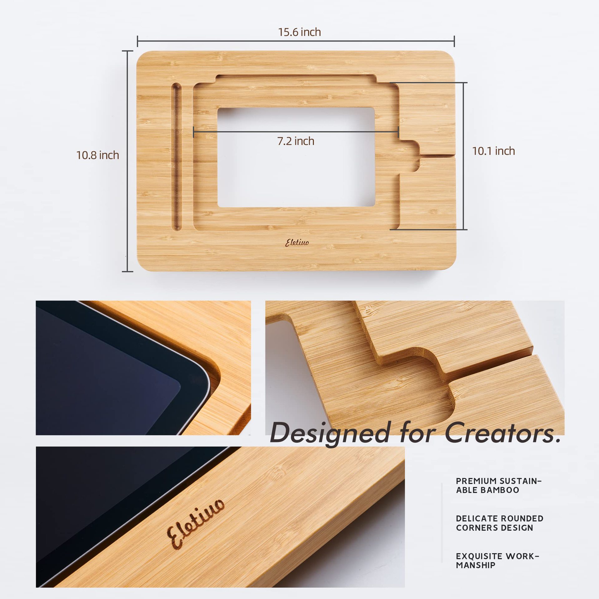 Wooden Adjustable Tablet Stand - đánh giá và giá Tablet Accessories For Reading