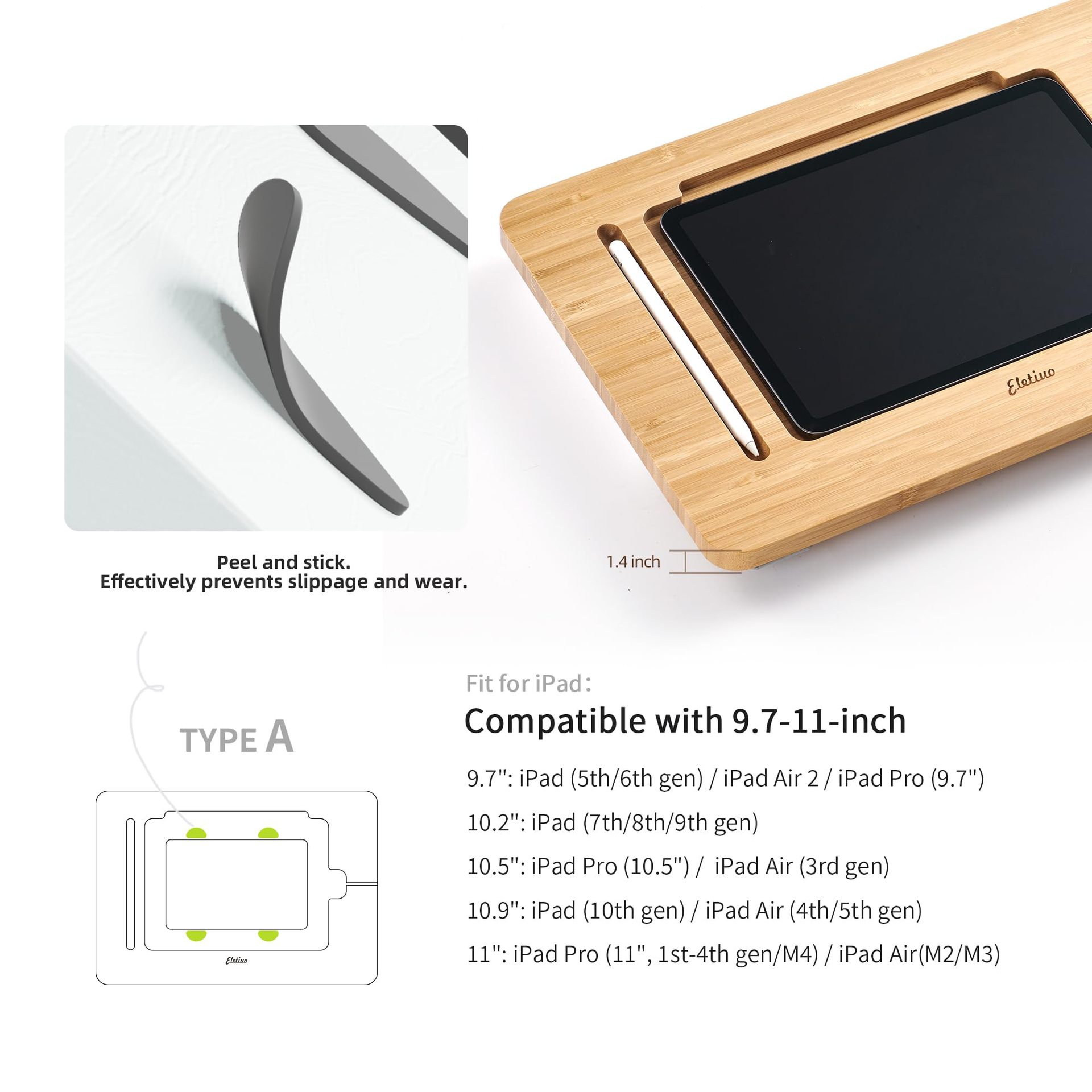 Wooden Adjustable Tablet Stand - đánh giá và giá Tablet Accessories For Reading
