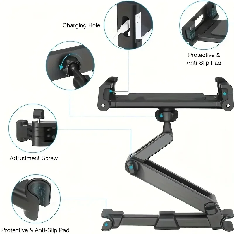 Foldable Car Phone Holder Back - đánh giá và giá Toddler Tablet Accessories