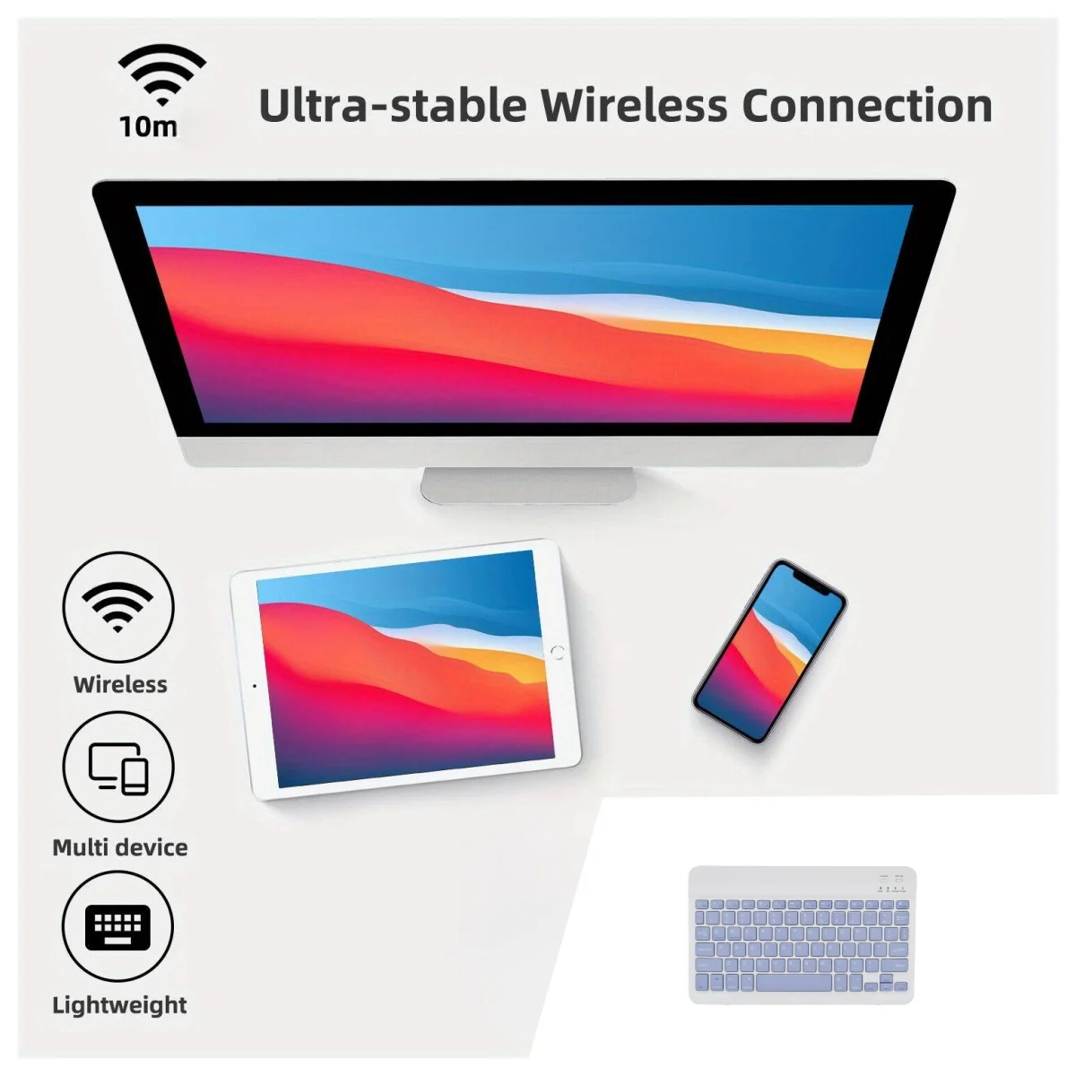 Bluetooth Wireless Keyboard Co - đánh giá và giá Tablet Accessories Keyboard