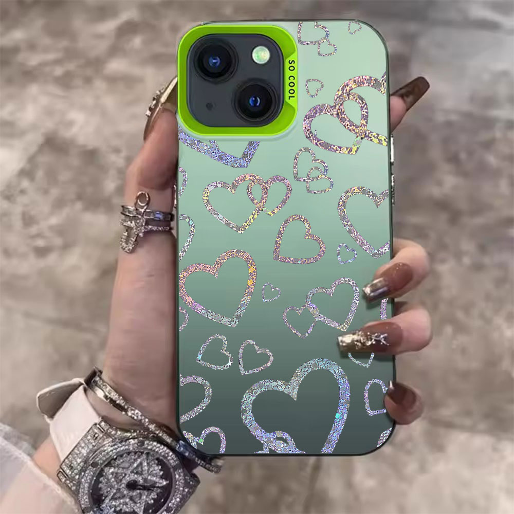 Colorful Heart Print Case For  - đánh giá và giá Tablet And Accessories Case