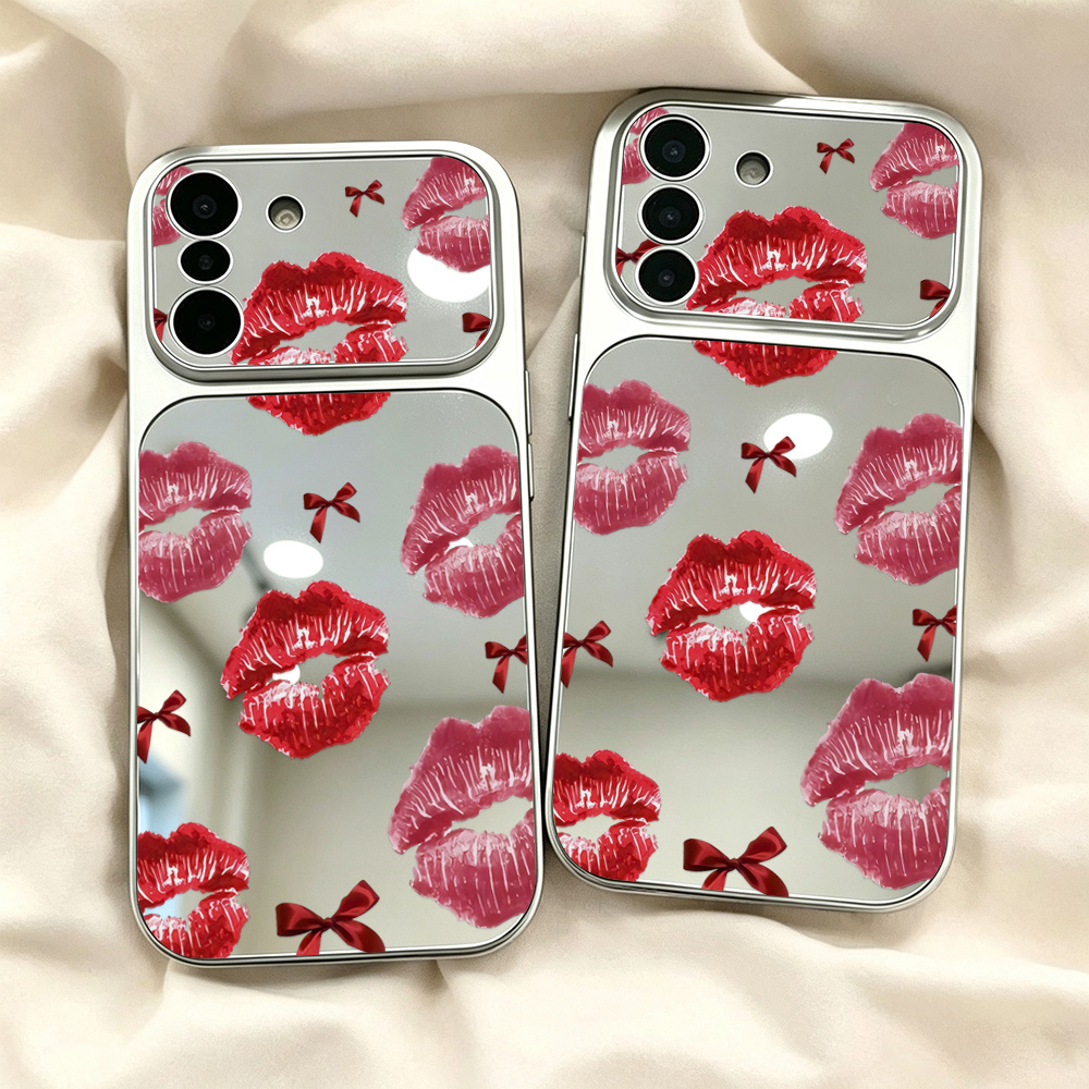 Bow Red Lips Pattern Mirror Ph - đánh giá và giá Tablet And Accessories Case
