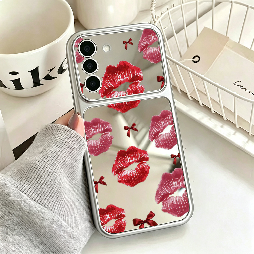 Bow Red Lips Pattern Mirror Ph - đánh giá và giá Tablet And Accessories Case